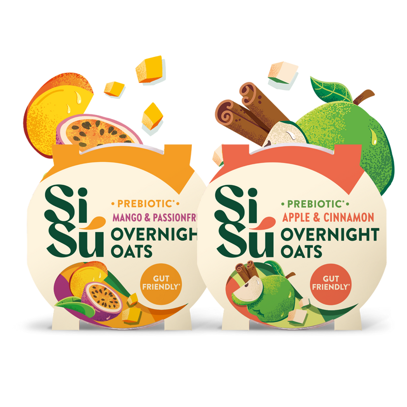 SiSu Mixed Overnight Oats (1 case Apple & 1 Case Mango)