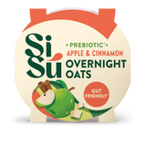SiSu Apple & Cinnamon Overnight Oats (2 cases, 16 x 160gr)